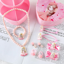 Little girl jewelry box jewelry storage box Princess cosmetic box Childrens storage box with mirror small jewelry box