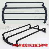 Four-bar anti-collision car speaker protection rod subwoofer protection cover decorative ring iron speaker net 8 10 12 inches