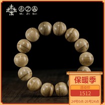 (Qingya Liang Xiang) Brunei water waves natural swamp old material 16mm agarwood hand string beads