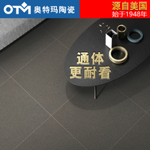 Otma gray whole body retro wall tiles living room dining room wear-resistant non-slip antique tile floor tiles 600x600