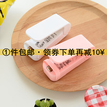 Portable sealer Snack sealer Fresh bag Hand piezoelectric thermal mini sealing clip sealer sealing clip 1092
