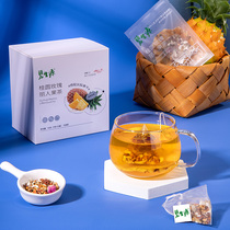 Bisoft Gui Round Rose Flower Tea Bag Dress Riman Fruit Tea Pineapple Pineapple Pineapples Dried Red Dates Raised Raw Tea 9g * 10 Bags