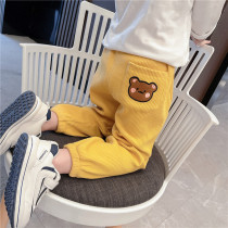 Girls Pants Spring and Autumn Childrens Sweatpants Spring Sports Pants Spring Baby Casual Pants Summer Wear Cotton Pants