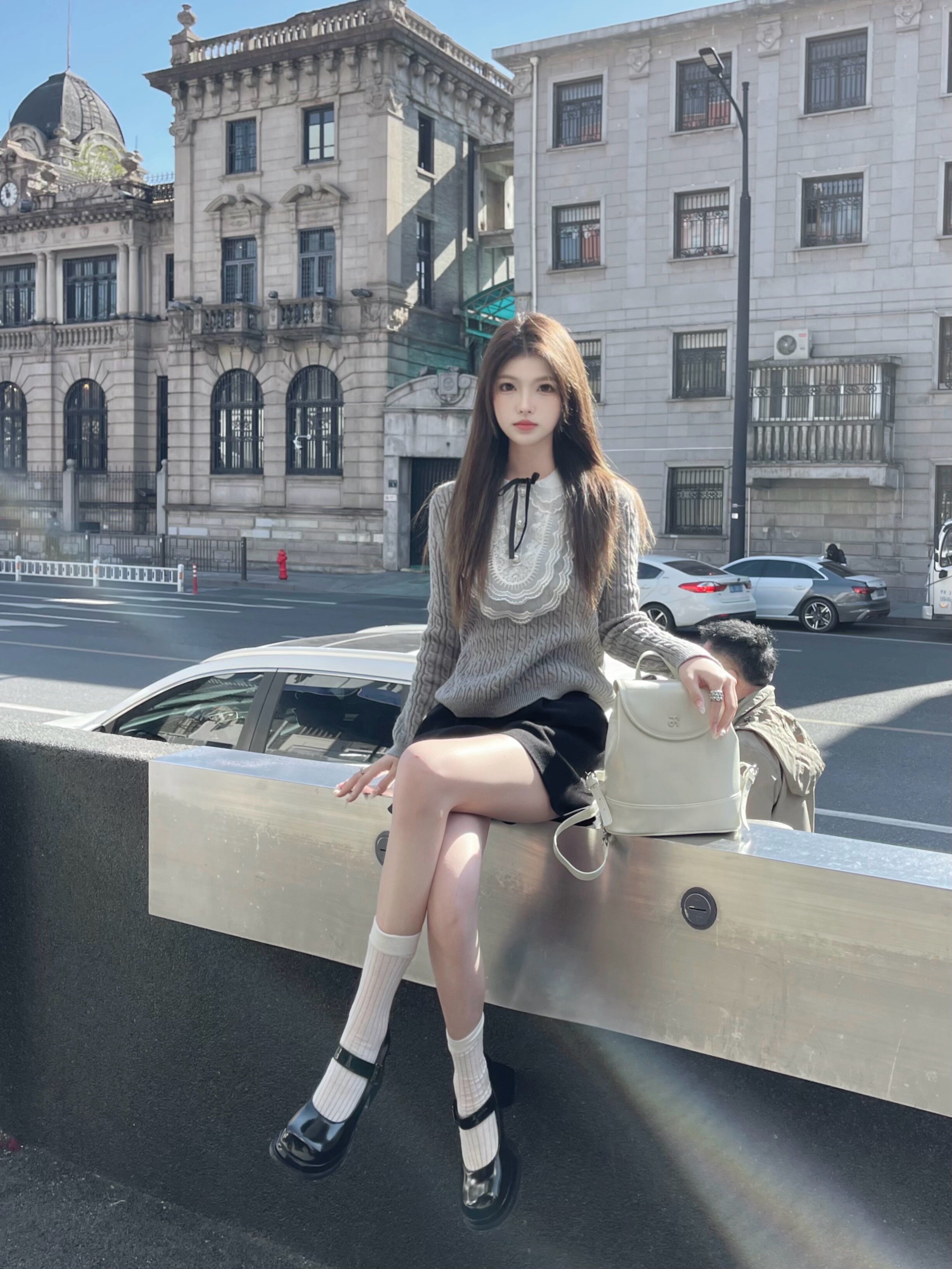 达芙妮春季厚底乐福鞋，英伦风厚底增高3-4cm小个子友好一脚蹬便捷