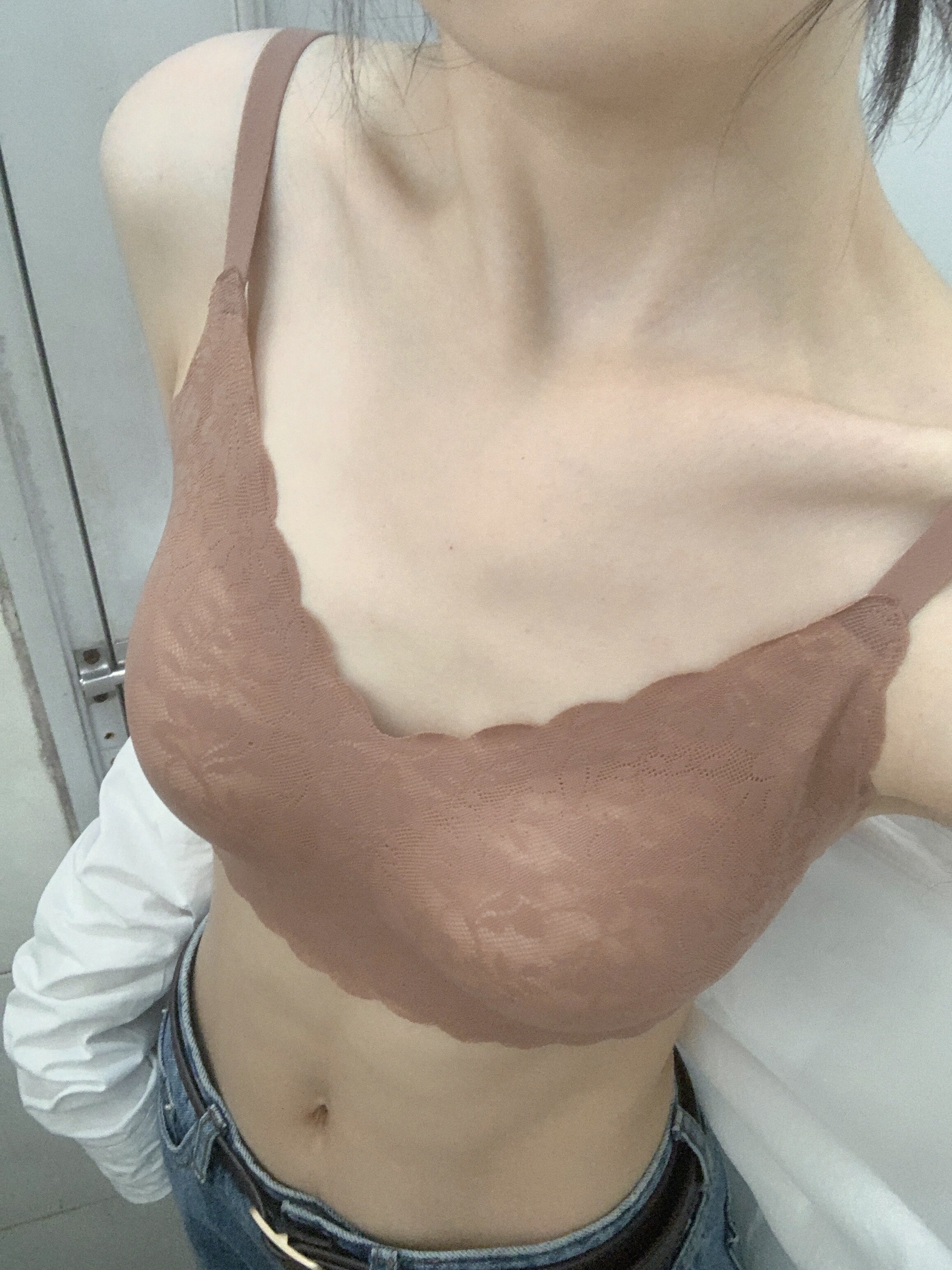 【小海豚内衣】伊维斯小胸显大文胸微聚拢设计自然挺拔蕾丝元素精致浪漫