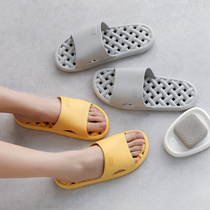 Bathroom Slippers Women Summer Residence Couple Indoor Home Hollowed-out Leaks Non-slip Bath Cool Slippers Male summer