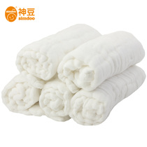 God bean baby diapers Pure cotton baby gauze diapers Newborn washable diapers Spring and autumn cotton diapers breathable