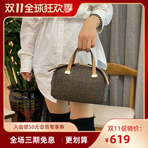 Fion Fei Anne womens bag counter with classic shoulder Hand bag large capacity fashion casual Boston bag