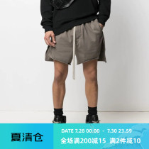 MSCT fitness tide brand split sports shorts mens summer casual running loose breathable lace-up 5 five-point pants