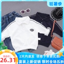 Childrens clothing male children t-shirt spring fall boy long sleeve blouses in childrens baby Han version of foreign air