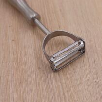 Stainless steel melon and fruit planing wire peeling knife cut with multifunction knife shaved to green melon fruit apple parched and silverware