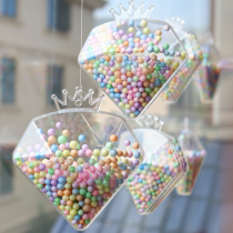 Shop Window Trim Pendant Pendant Pendant Transparent Air Hanging Accessories Beauty Jewelry Clothing Shop Creative Atmosphere Placement Foam