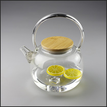 High temperature resistant lifting beam glass pot large capacity kettle household cooking teapot bubble teapot electric ceramic stove heating glass pot