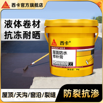 Roof waterproofing leakage repair material Roof bungalow crack repair clogging glue coating asphalt roof coil