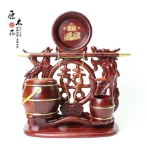 Red wood children and grandchildren barrel swing pieces solid wood children and grandchildren barrel accompanied by wedding gift dowry red wood toilet children and grandchildren treasure barrel wedding wedding