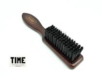 Wall gradient oil head brush wood handle nylon hair barbershop professional oil head high-grade broken hair brush