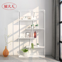 Nordic Landing Office Shelf Iron Art Partition Show Room Bookshelves Shop Genguan Decorative Shelf Multilayer