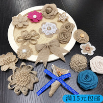 Kindergarten Handmade DIY Little Flower Ring of Small Flower for Sensin Pastoral Decoration Material Butterfly Flower