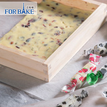 French Bakery baking nougat mold set milk jujube snowflake crisp silicone non-stick plate ejia Guyuan paste shaping