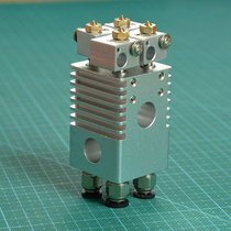 Melt extrusion 3D printer Ultimaker aluminum alloy cross slide table multi nozzle FDM extrusion head set