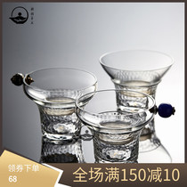 New Plume Handmade Export Tea Filter Large Heat Resistant Glass Tea Leak Tea Strainer Filter Utive Tea Furniture Accessories