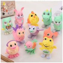 Children baby baby toddler clockwork toy girl small animal frog on the chain jumping chicken 0-1-2 one year old