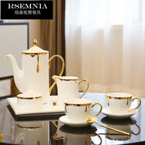 Rsemnia Eurostyle Neoclassical Coffee Cup Suit Tea Set Tea Table Dinner Table Wedding Gift Jo Relocation New Residence Gift