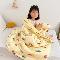 Bean is heated by cotton children baby placified little cover blanket spring and autumn by core pure cotton winter heating quilt