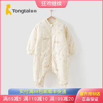 Tongtai autumn and winter New infants and women baby bedding cotton cotton cotton sleeping bag split leg anti-kicking