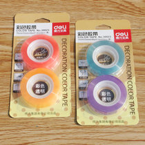 Able 30023 Colour transparent stationery adhesive tape 1 2 * 30Y DIY handmade adhesive tape paper Student office adhesive tape