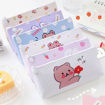 Pen bag small crowdsourced original 2021 new pop silicone mesh yarn ins day system transparent minimalist high face value resistant