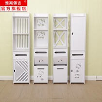 Household triangle rack kitchen cabinet corner shelf non-punching narrow cabinet side cabinet gap storage cabinet waterproof storage