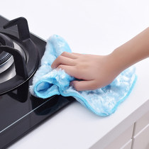 Japan Ligu LEC microfiber rag absorbent thickened non-hair loss kitchen non-oily dishwashing cloth towel