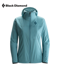 blackdiamond black drill BD softshell clothes lady with cap jacket jacket rock climbing outdoor sport V41O