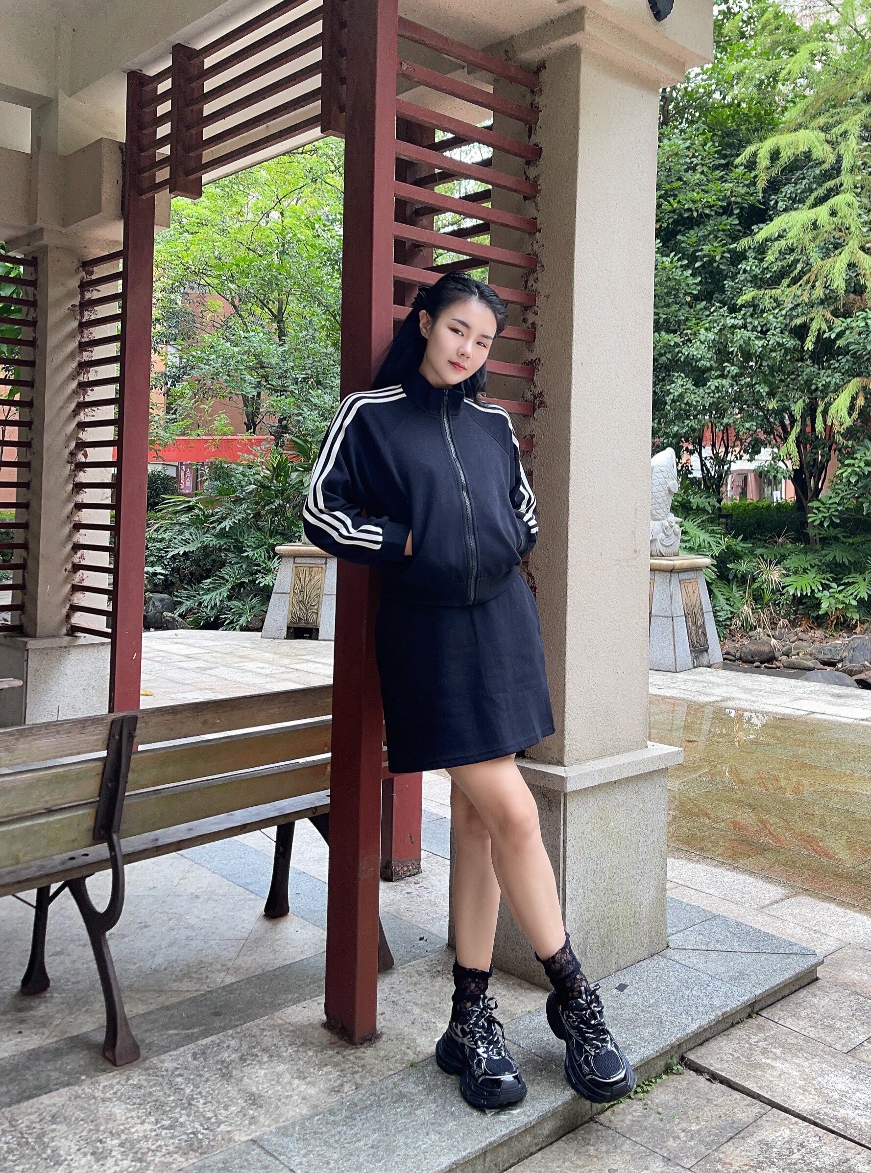 迪丽热巴同款骆驼银月老爹鞋 厚底增高拉长比例 银色系未来感十足