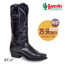  (Beijing real store spot)American Laredo Western cowboy boots Horse riding boots Western Giant