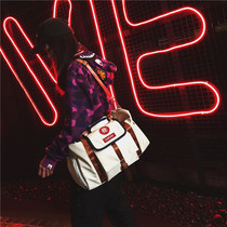 Tide brand Fitness Bag Mens dry and wet separation waterproof sports bag training bag short-distance travel bag female Oxford luggage bag