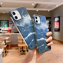 Balleless Apple 11 phone case iphone12 ultra-thin x half pack xsmax bare metal feel xr hard case pro boundless 8plus frameless 7p bare metal feel xmas applicable