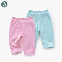 Girls' leggings thin summer 0-11 year old baby summer summer pants baby pants home