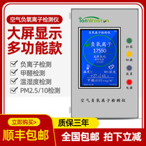 Negative ion detector Portable air negative oxygen ion concentration detector WST2500C formaldehyde high precision