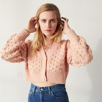 Spot misha puff handmade popcorn balls ball V collar open shirt pro-child dress adult with Peruvian 88