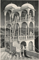 E452 (Netherlands) Escher (Maurits Cornelis Escher) painting electronic Gallery