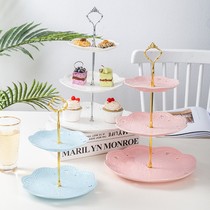 Candy Plate Foreground minimalist Guest House Relax Mint Sugar Home Living Room Nordic Fruit Tray Creative Multiple Layers of refreshments