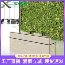 Simple modern office front desk reception table 18 meters small front desk 24 meters welcome desk double front desk