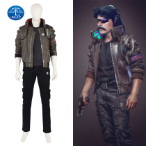 Man Road Yunxiao Cyberpunk 2077 Men COS Clothing Same Leather Jacket Jacket Jacket Jacket COSPLAY Clothing Clothes