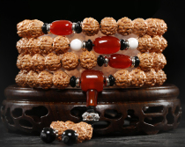 Auction of red agate King Kong Bodhi 108 8mm beads Buddha beads for men and women with bracelet necklace sweater chain