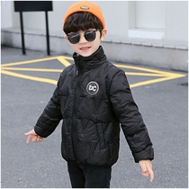 Next win boys down jacket autumn and winter New Foreign style middle and Big Boy light white duck down short boy coat tide