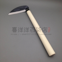 Jintian wooden handle all steel mini sickle vegetable wild vegetable harvesting tool weeding sickle garden Mowing tool