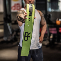 Wheel brother PR belt green 13mm fitness training squat hard pull support protection strength lifting bodybuilding belt