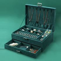 First Decorated Box Large Capacity Multilayer Home Oversized Drawer Upscale Delicate Earrings Ear nail decorated ornament containing box